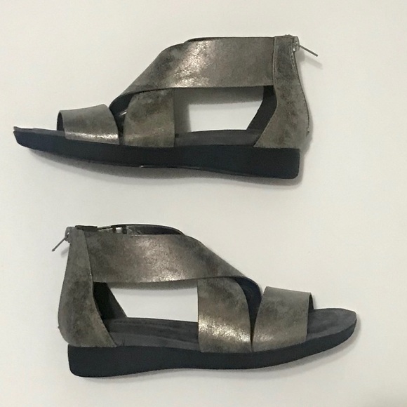Pierre Dumas Shoes - PIERRE DUMAS KORI PEWTER SANDALS